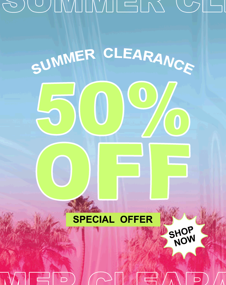 Summer clearance sale Summer clearance sale